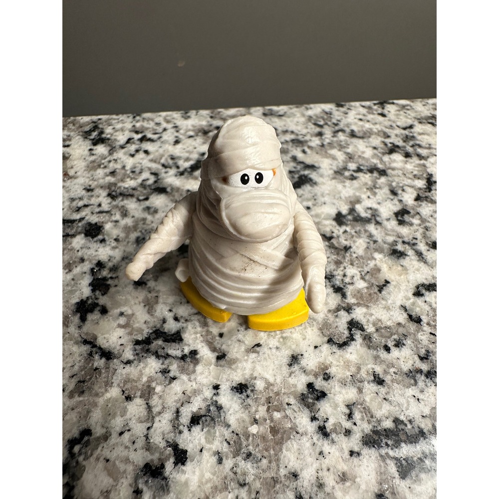 Club Penguin Mummy‎ Figure Yellow Feet Halloween Toy